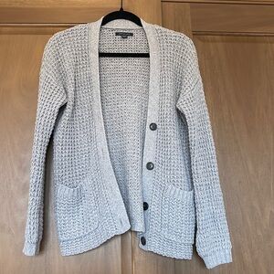 Gray cardigan